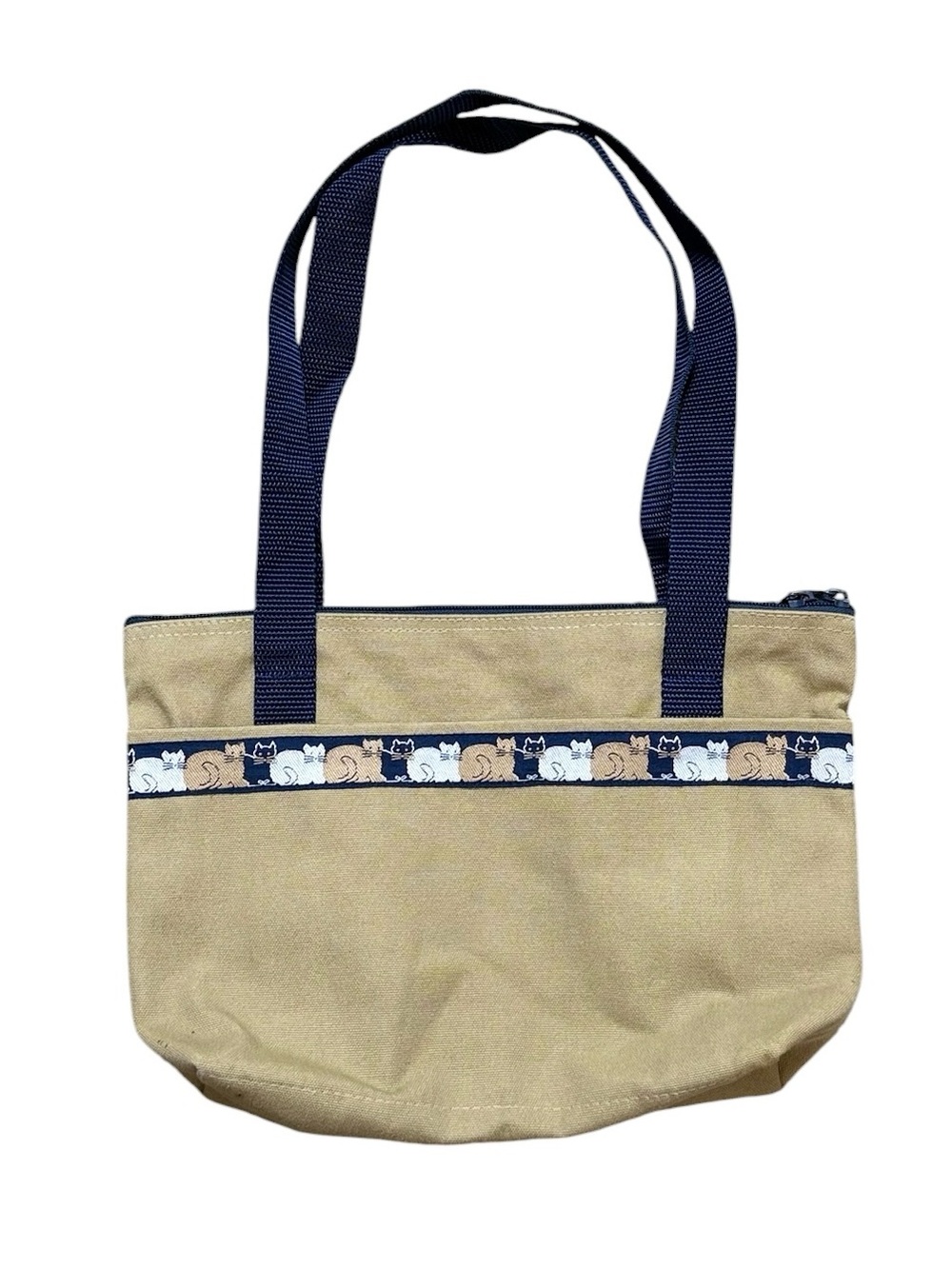 Mini Cat Tote Bag Purse Handbag Canvas